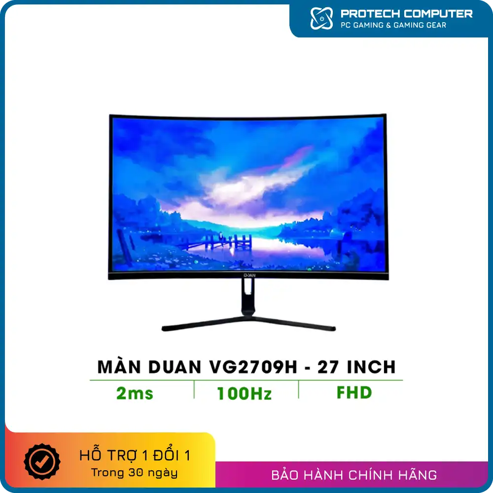 MÀN HÌNH DUAN 27 100HZ VG2709H CONG (27 inch/FHD/VA/100Hz/Đen)